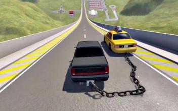 Chained Cars Speed Racing - Chain Break Driving截图1