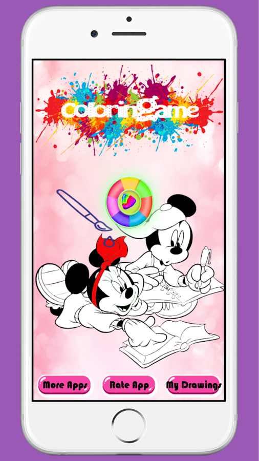 Mickey and Minnie Mouse Coloring Game For Children截图4