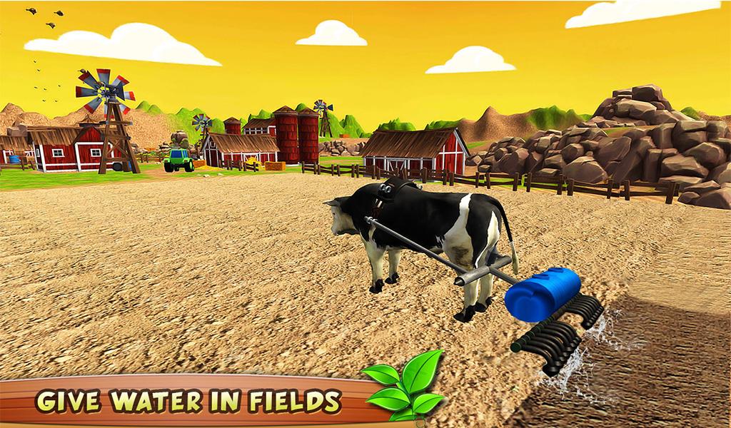 Bull Farming Village Farm 3D截图3