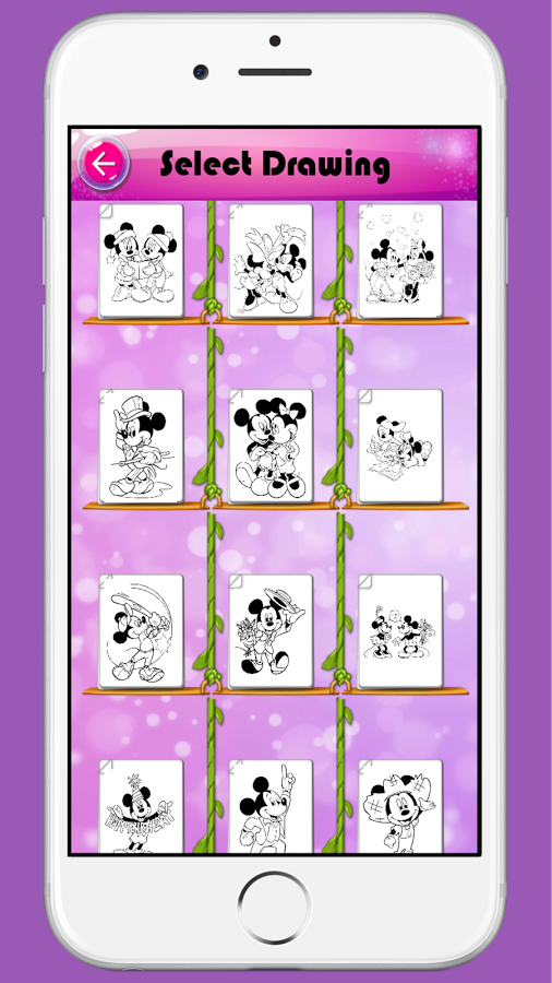 Mickey and Minnie Mouse Coloring Game For Children截图3