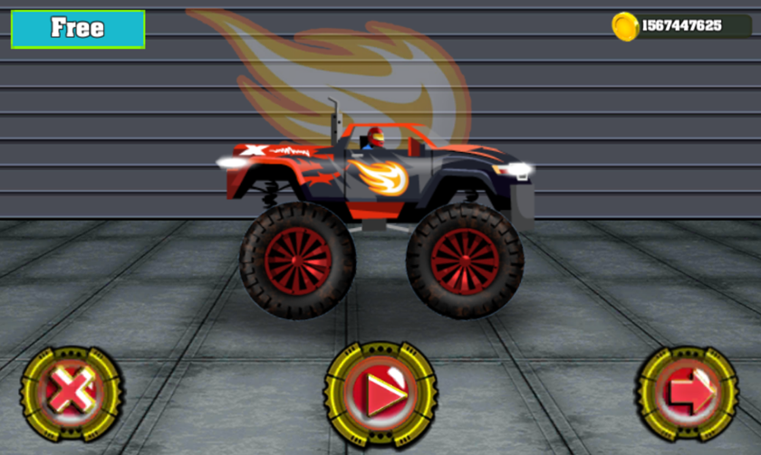 Blaze Truck Monster Machines Climb Race截图1