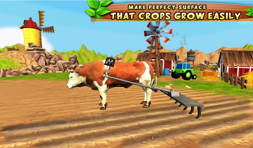 Bull Farming Village Farm 3D截图4