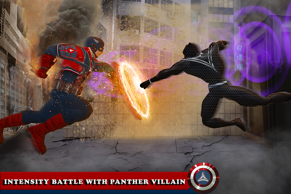 Multi Captain Hero Kid Vs Panther Villain Battle截图2