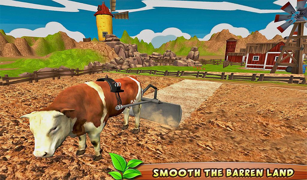 Bull Farming Village Farm 3D截图5