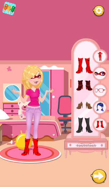 The Marvelous Ladybug Quin Dress up Party Game截图2