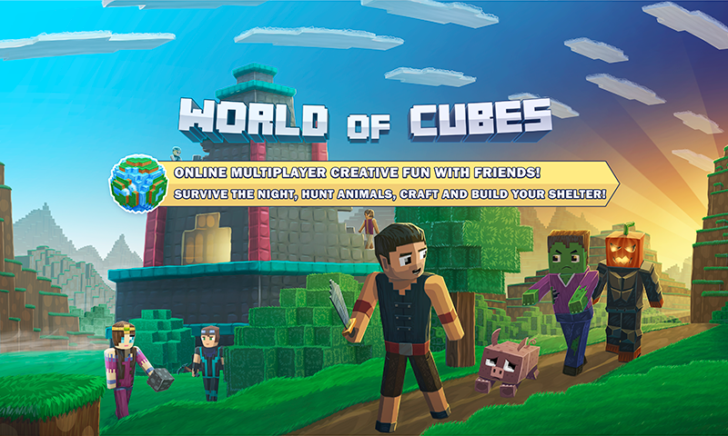 World of Cubes Survival Craft截图1