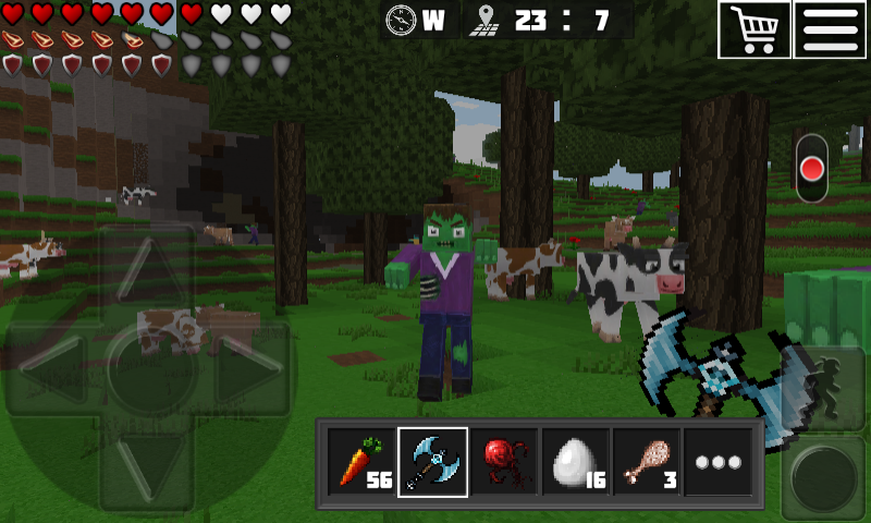 World of Cubes Survival Craft截图2