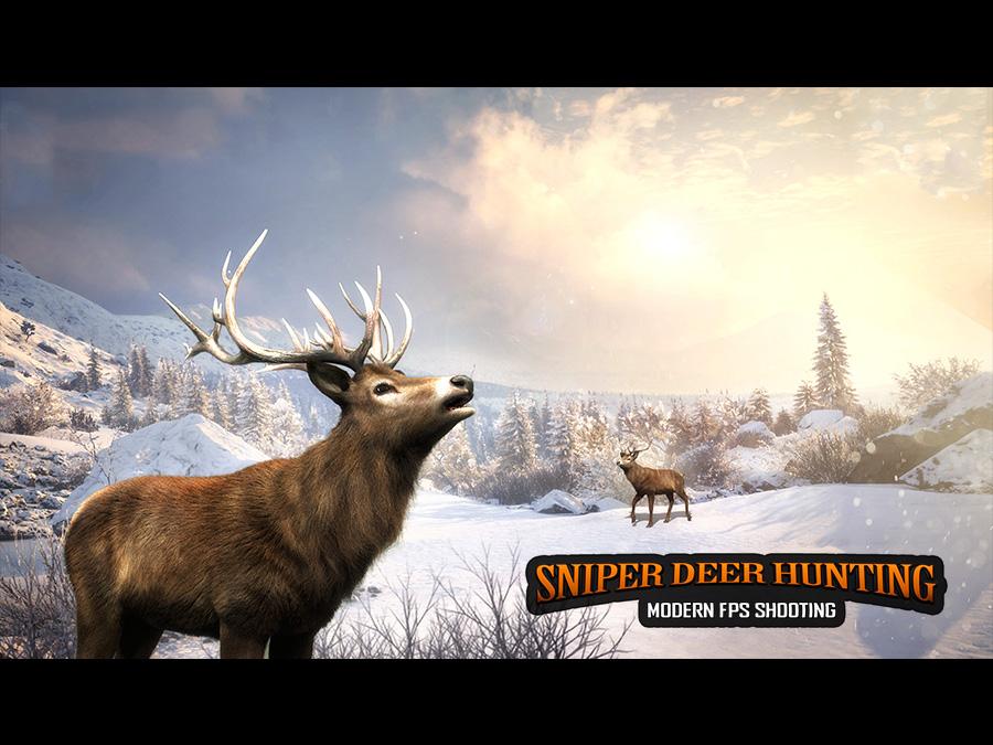 Sniper Deer Hunting Modern FPS Shooting Game截图2