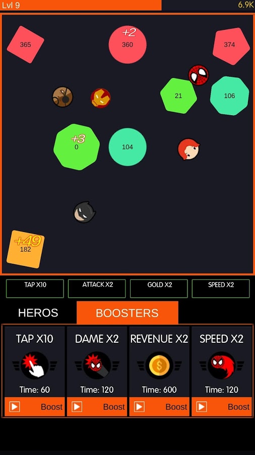 Idle Balls Super Heroes截图2