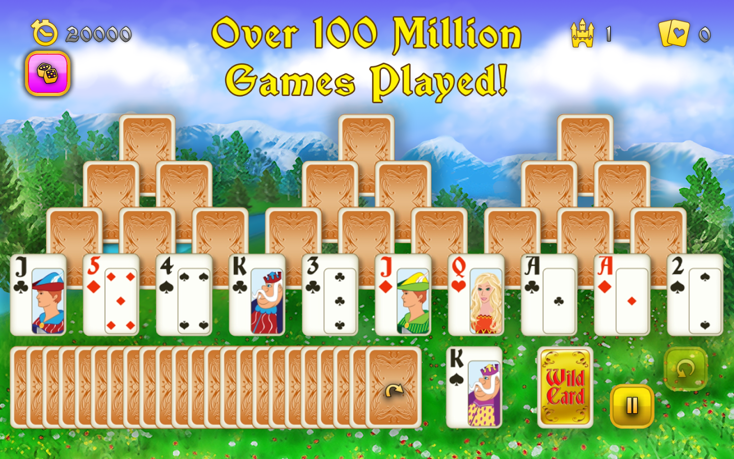 Magic Towers Solitaire - Tri Peaks截图3