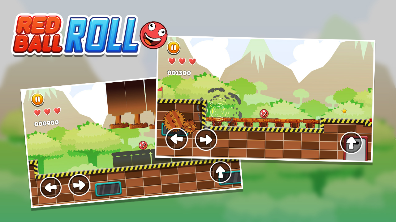 Red Roll Ball Adventure - Jump Ball New Adventure截图3