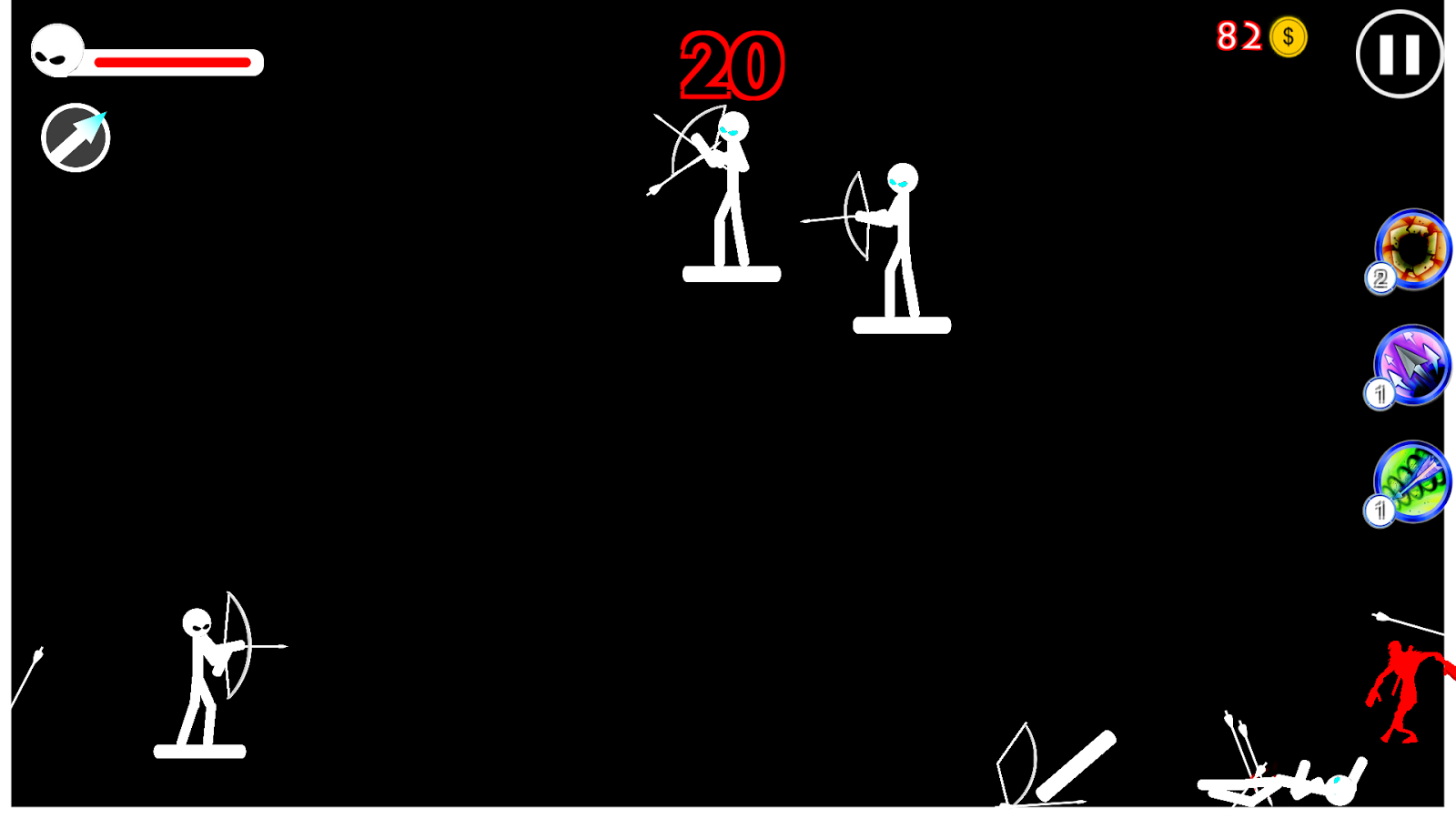 Archer Bow: Stickman White截图2