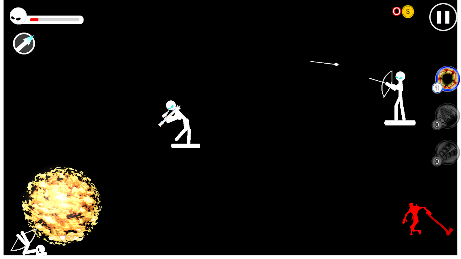 Archer Bow: Stickman White截图1