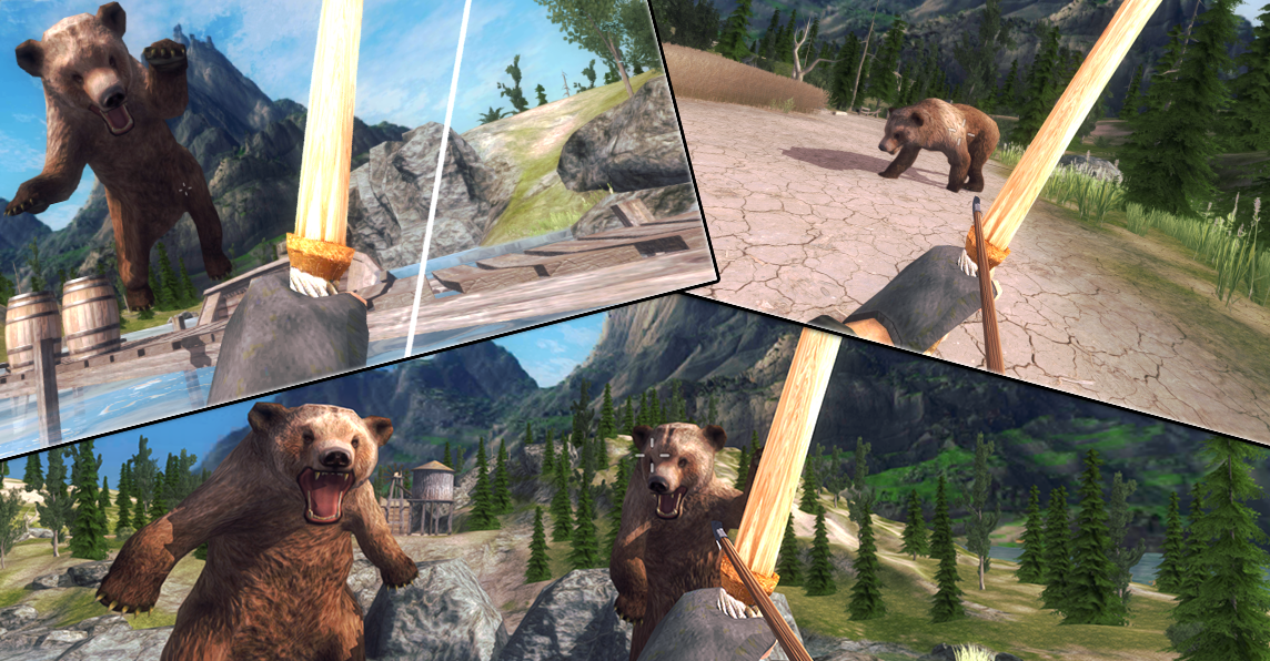 Bear Hunting 3D: Wild Animals Bow Archery Hunter截图1