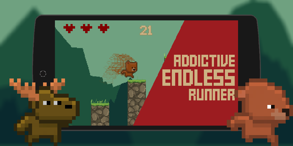 Animal Run - Endless Runner 2D截图4