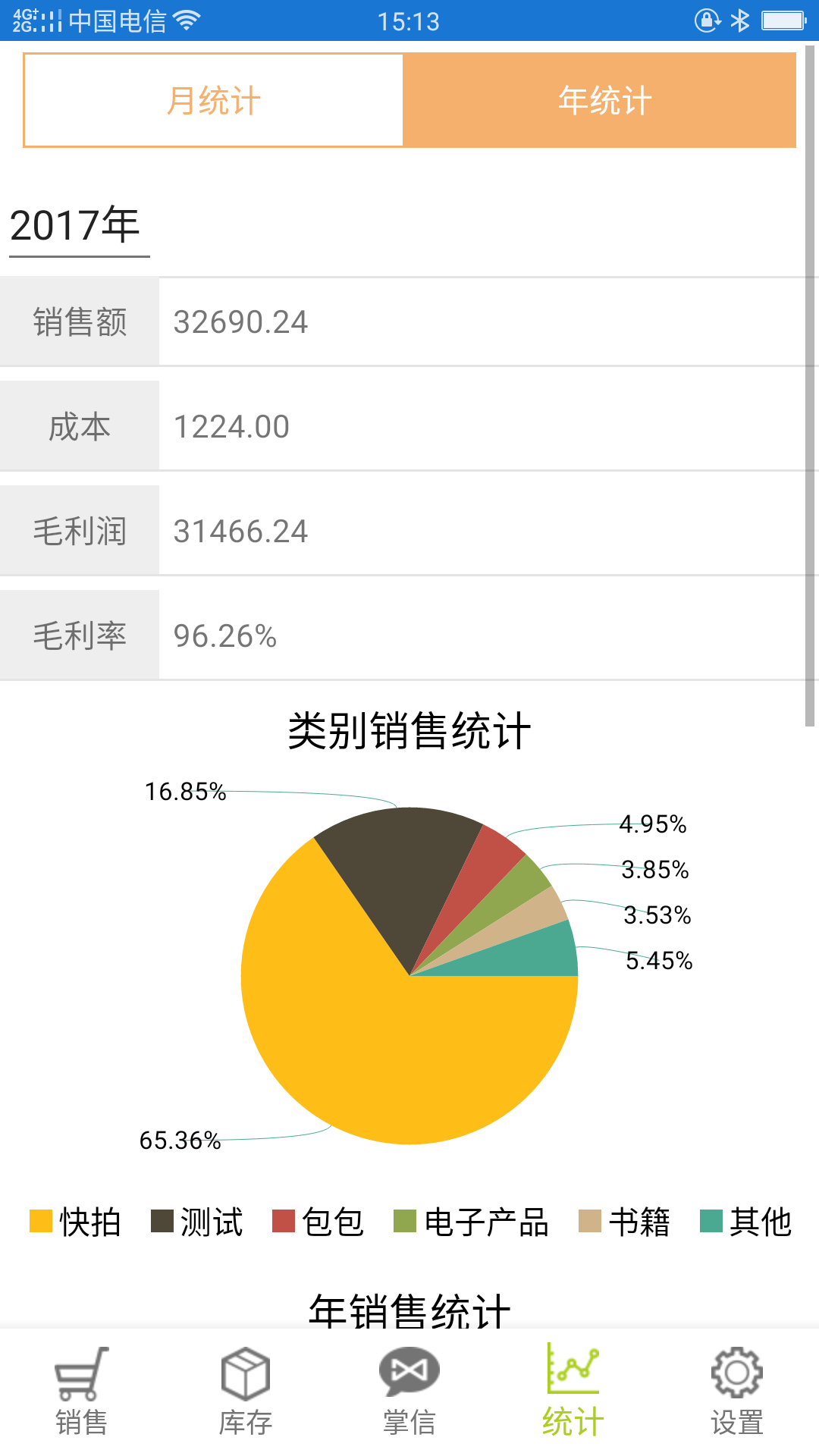 掌信掌通进销存截图3