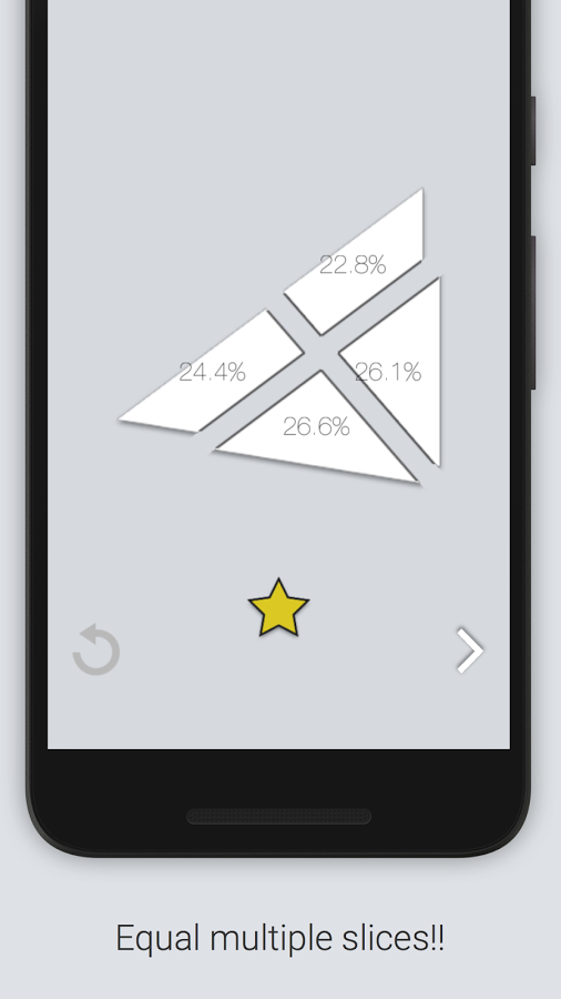 50 50 - Addictive Slicing Game截图1