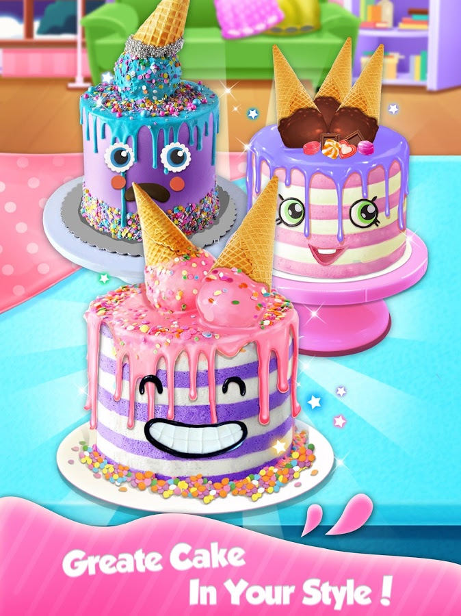 Ice Cream Cone Cake - Sweet Trendy Desserts截图2