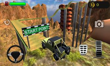 3D Mountain Climb 4x4截图4