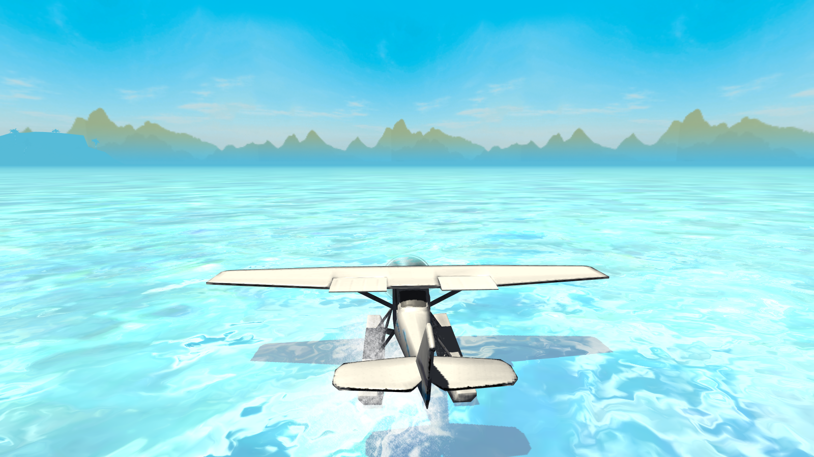 Flying Sea Plane Simulator 3D截图3