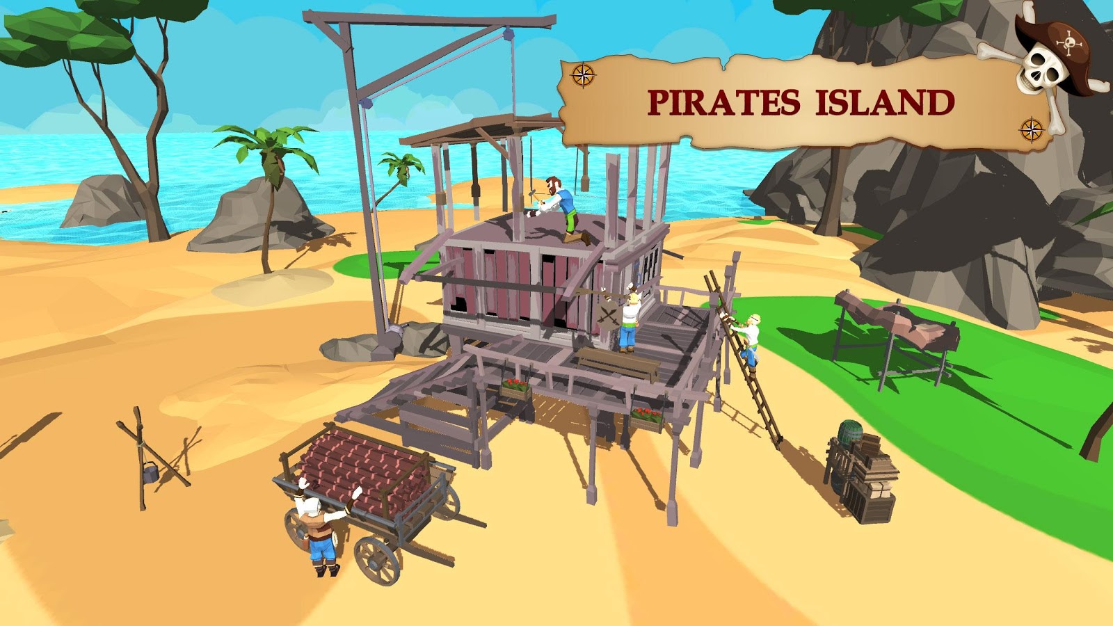 海盗 船 工艺： 施工 建立 战斗 游戏截图4