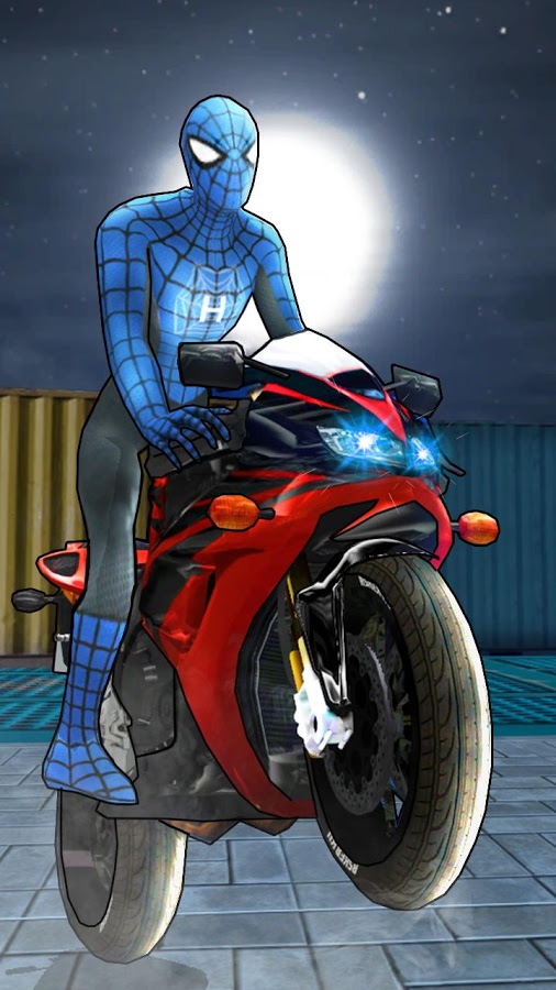 Spider Hero Racing : Bike Edition截图3