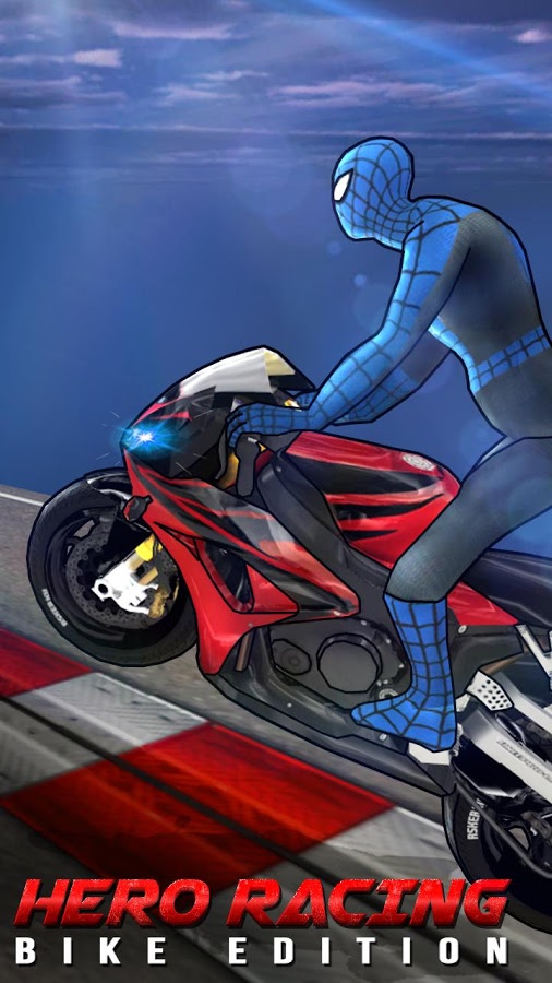 Spider Hero Racing : Bike Edition截图5