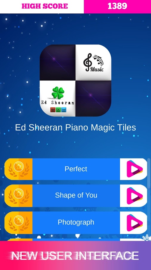 Ed Sheeran Piano Magic Tiles截图4