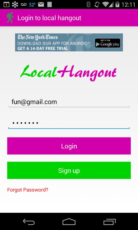 Local Hangout- chat and share截图1