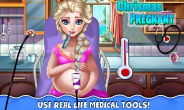 Mrs Claus Pregnant Mommy - Christmas Newborn Baby截图3