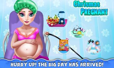 Mrs Claus Pregnant Mommy - Christmas Newborn Baby截图2