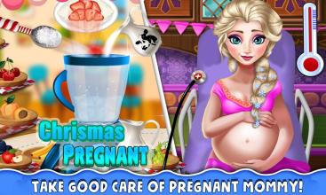 Mrs Claus Pregnant Mommy - Christmas Newborn Baby截图5