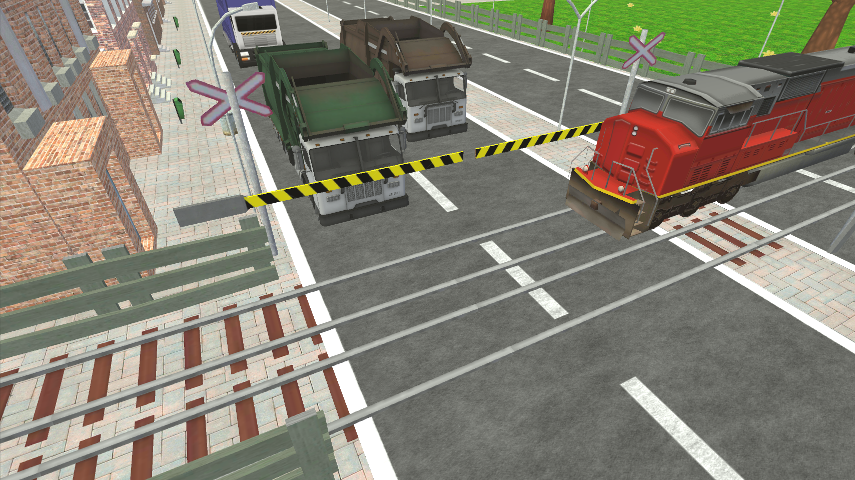 Garbage Truck: Railroad Crossing截图3