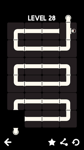 Black Tiles - 2d Plumber Game截图5