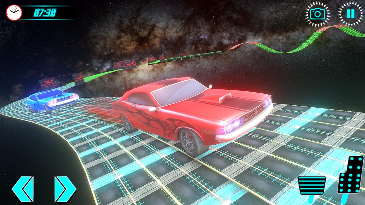 Nebula Space Car Speedway - Galaxy Star Rider截图5