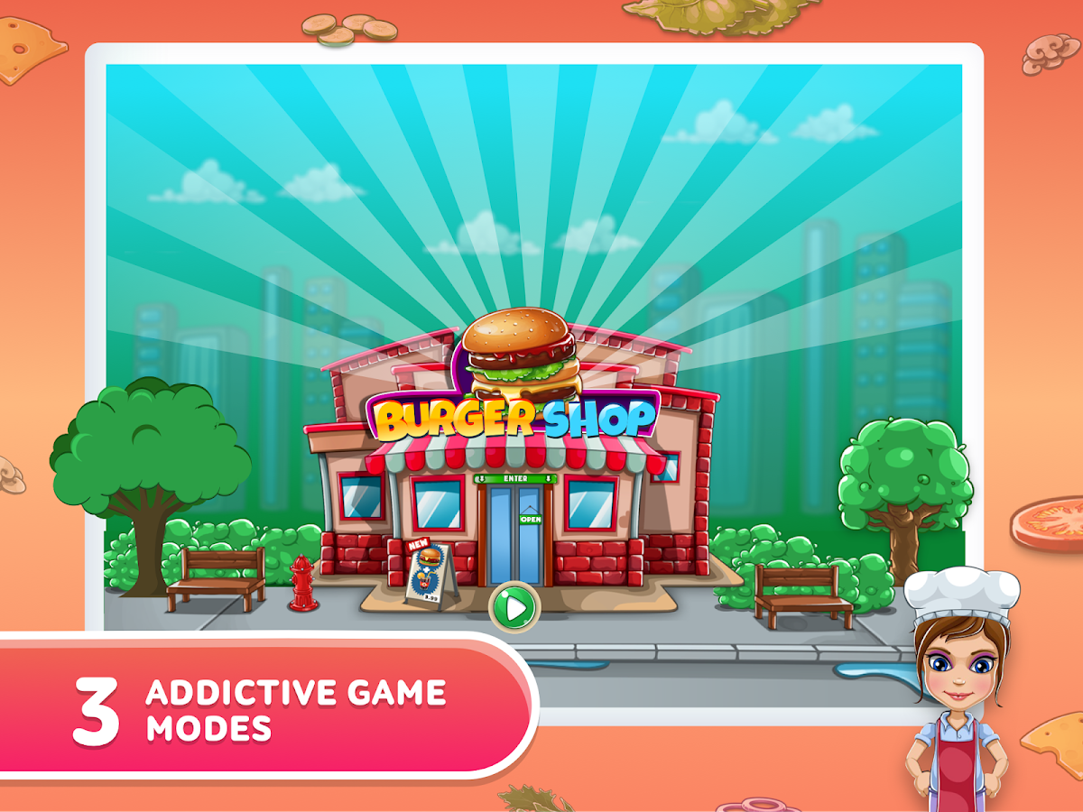 Burger Shop - top cooking game截图5