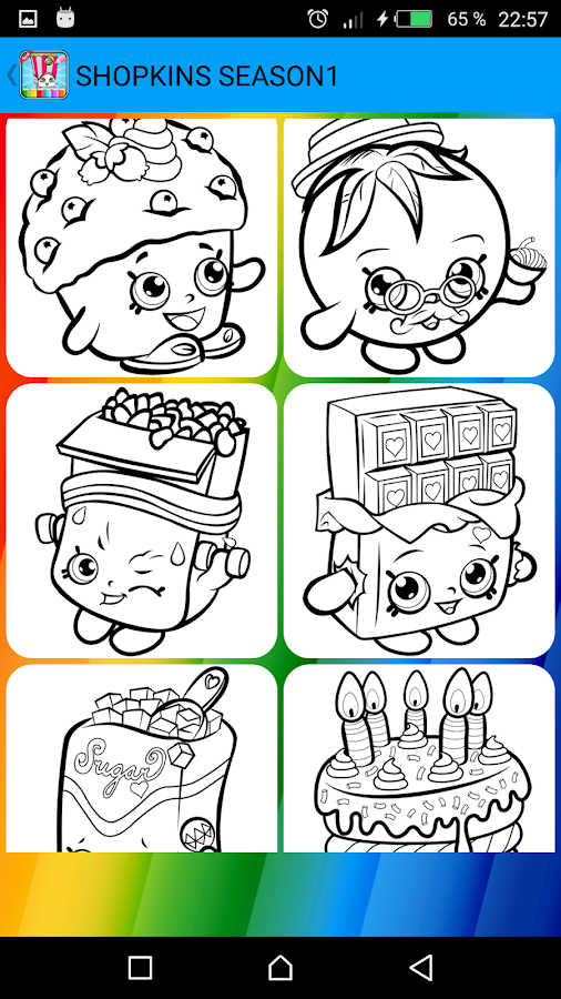 coloring shopkin shoppies dolls截图4