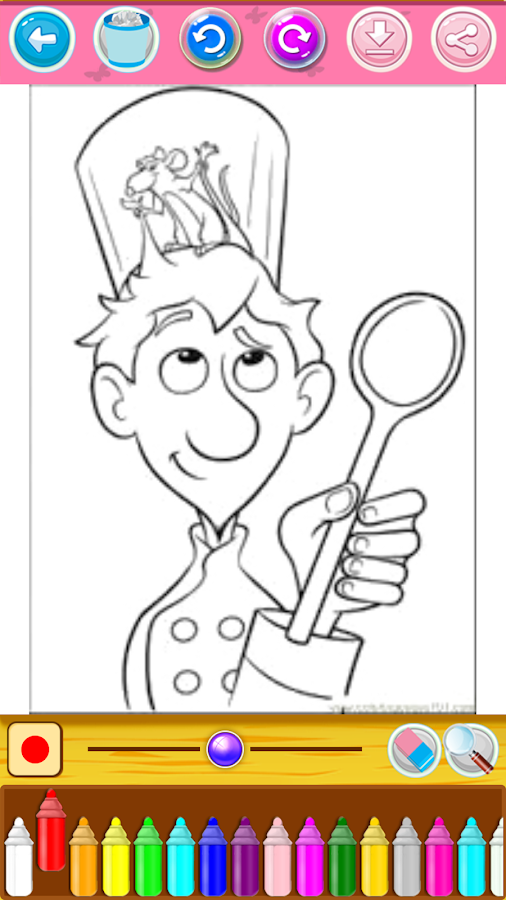 the ratatouille coloringbook截图3