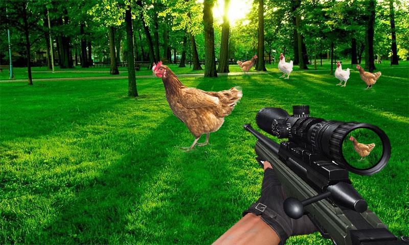 Chicken Shoot : 3D sniper Murgi Shooter截图4