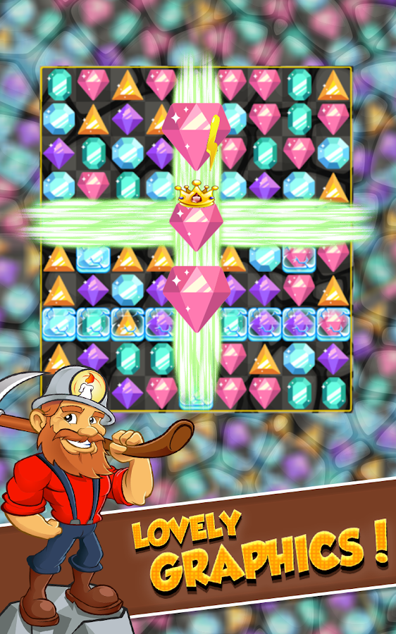 Miner Tycoon Gems: idle Match 3截图4