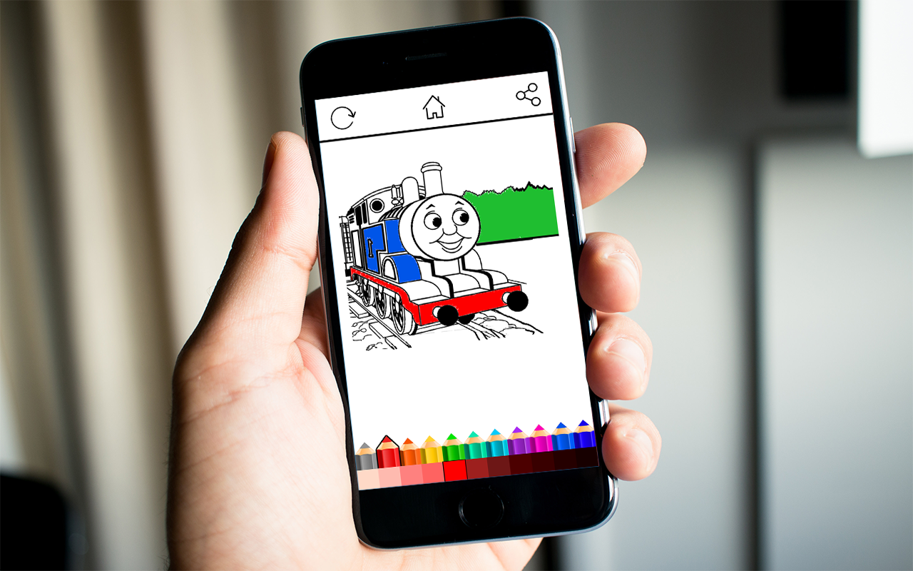 Kids Thomas Coloring截图4