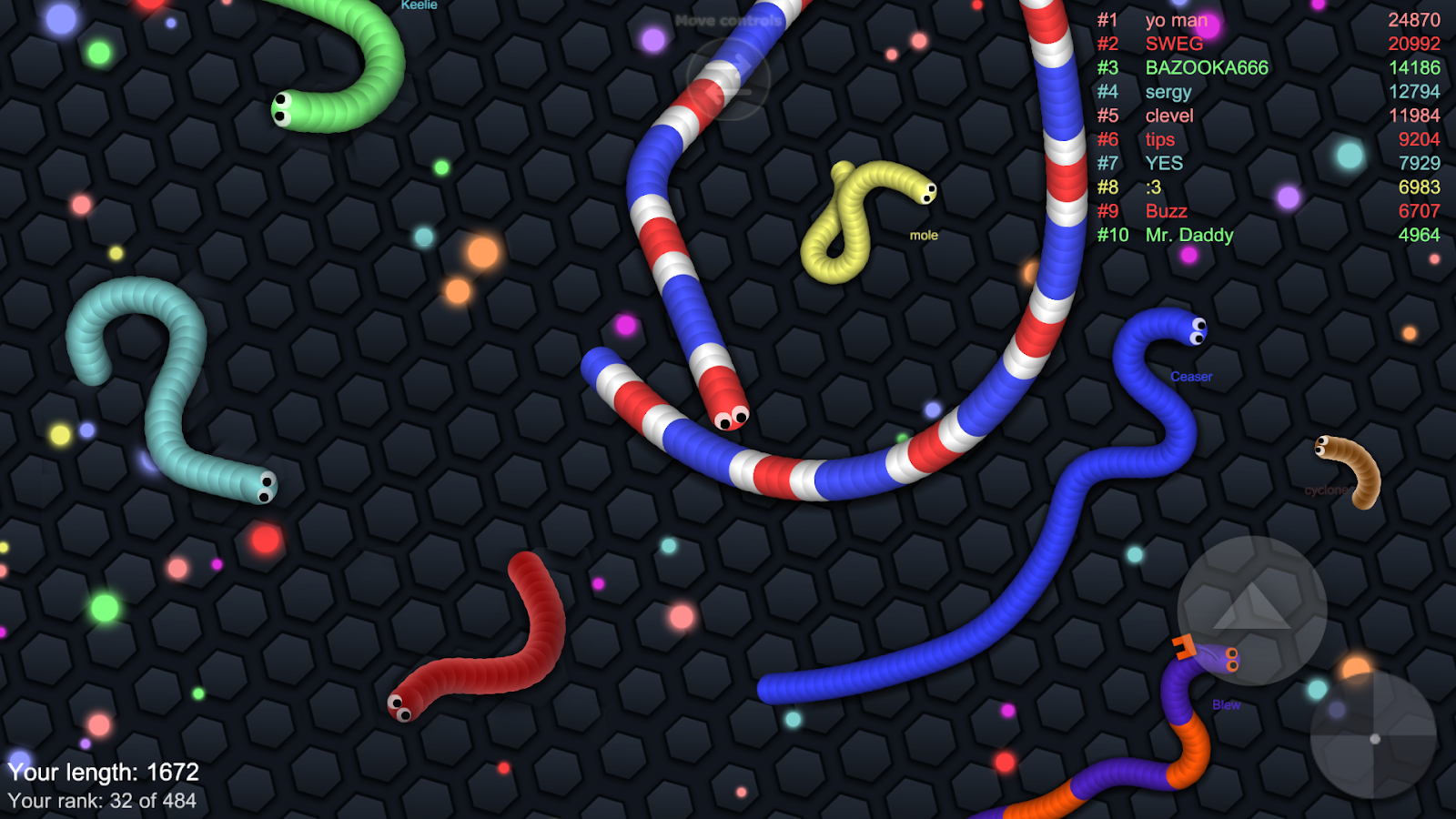 Space.IO Rolling Snake截图2