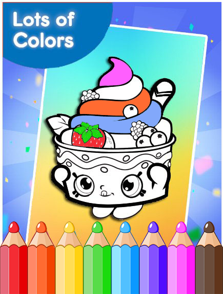 coloring shopkin of shoppies fans截图2