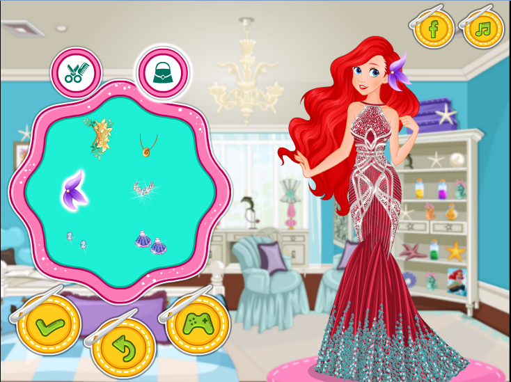 Ariel Mermaid Dress Design截图1