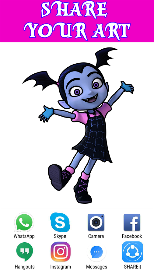 coloring vampirina ballerina vee截图1