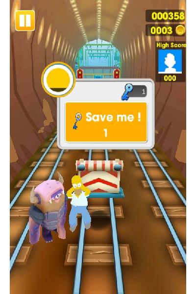 Simpsons™ Dash 3D - Subway Run Surfer截图5