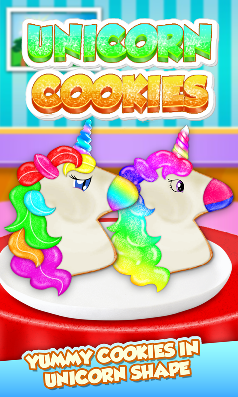 Rainbow Cookies Maker - Unicorn Food Cooking截图4