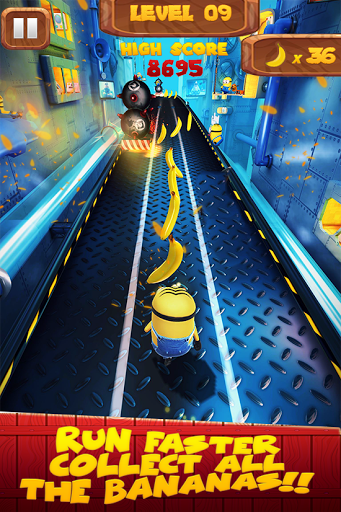 Banana Minion despicable 3D Rush Game截图4