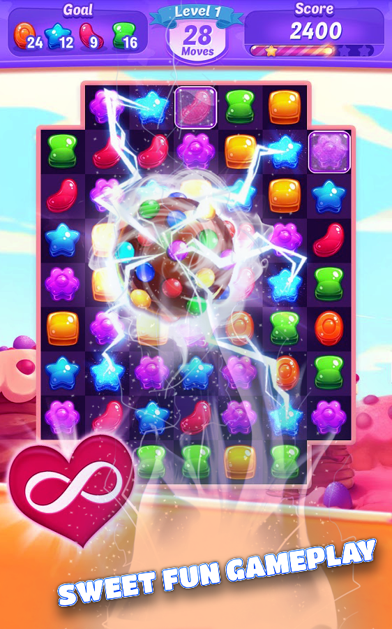 Jelly Blast 4 : candy mania截图1