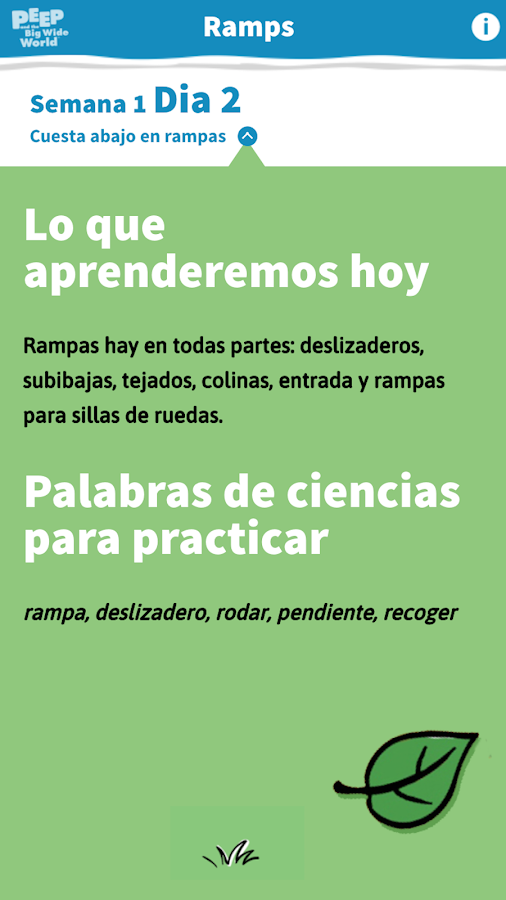 PEEP Ciencias en familia: Rampas截图4